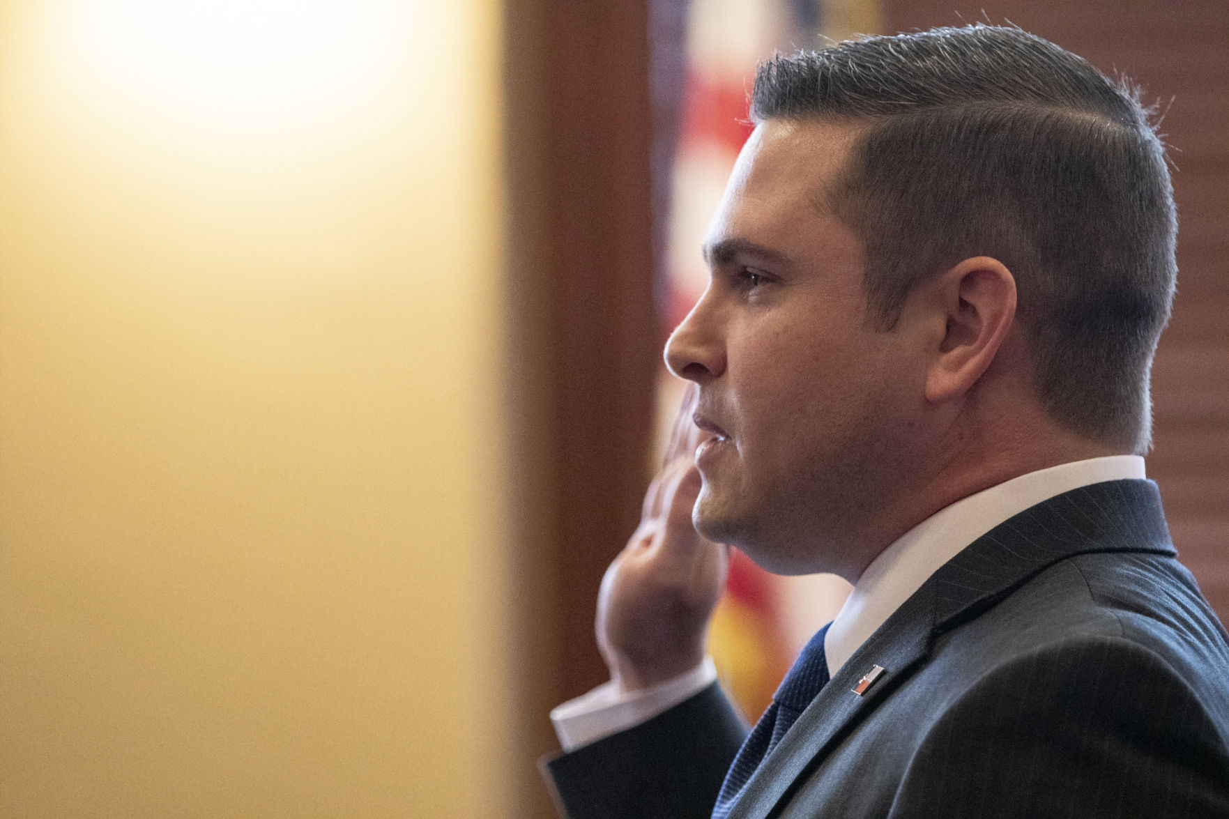 Ben Zeller sworn in